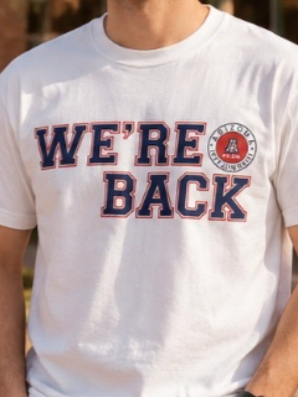 ARIZONA WILDCATS "WERE BACK" T-SHIRT - WHITE - XXL